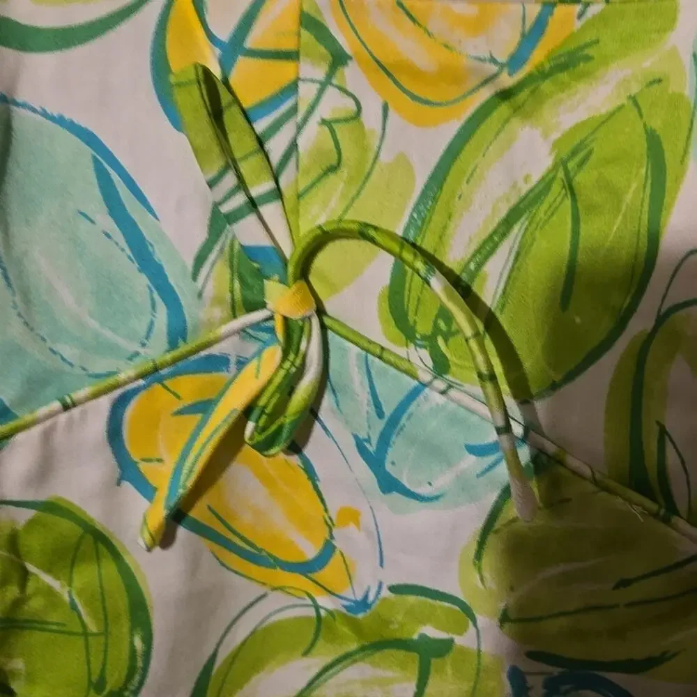 NWT Madison Leigh 18W Green/Blue Floral Sundress [0132] - Picture 5 of 11